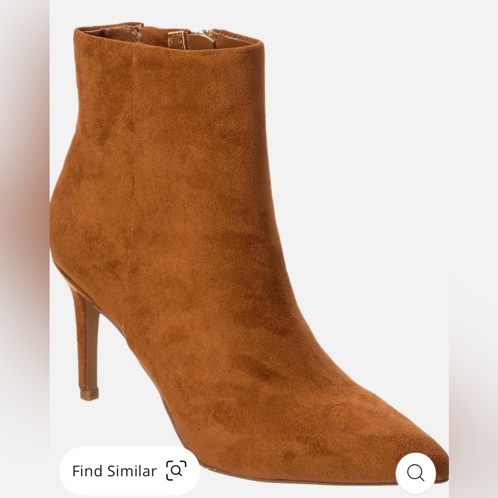 STEVEN BY STEVE MADDEN Lasting Leather Bootie (color Chestnut)